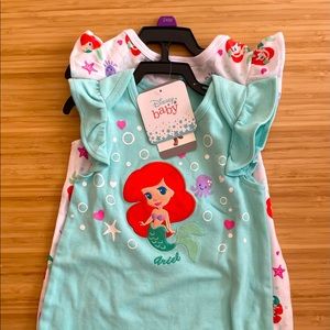 NWT Disney Ariel Short One Pieces